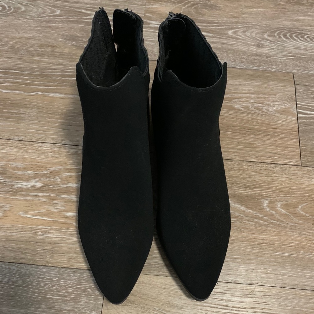 Black ankle booties